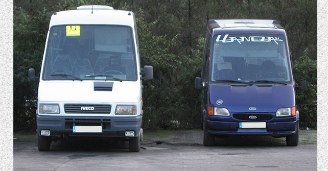 LA FLOTA. PULLMANS LLANEZA. ASTURIAS.