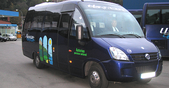 LA FLOTA. PULLMANS LLANEZA. ASTURIAS.