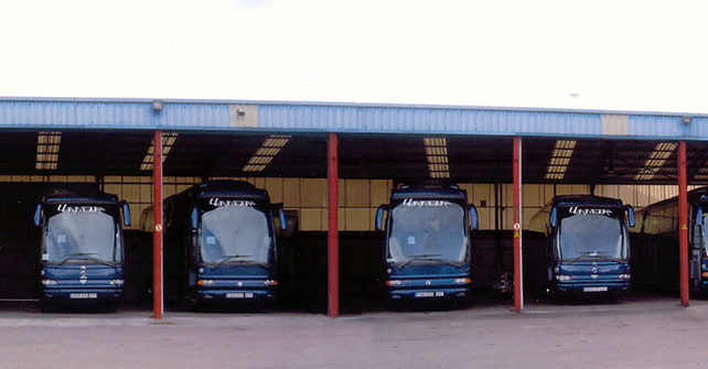 LA FLOTA. PULLMANS LLANEZA. ASTURIAS.