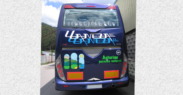 LA FLOTA. PULLMANS LLANEZA. ASTURIAS.