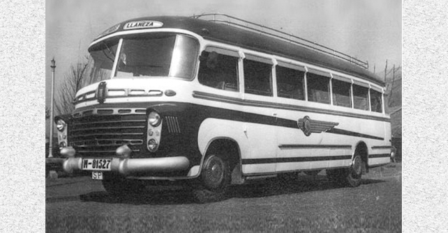 LA FLOTA. PULLMANS LLANEZA. ASTURIAS.