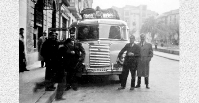 LA FLOTA. PULLMANS LLANEZA. ASTURIAS.